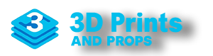 3d prints and props logo