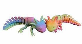 Axolotol 3d printed hand painted